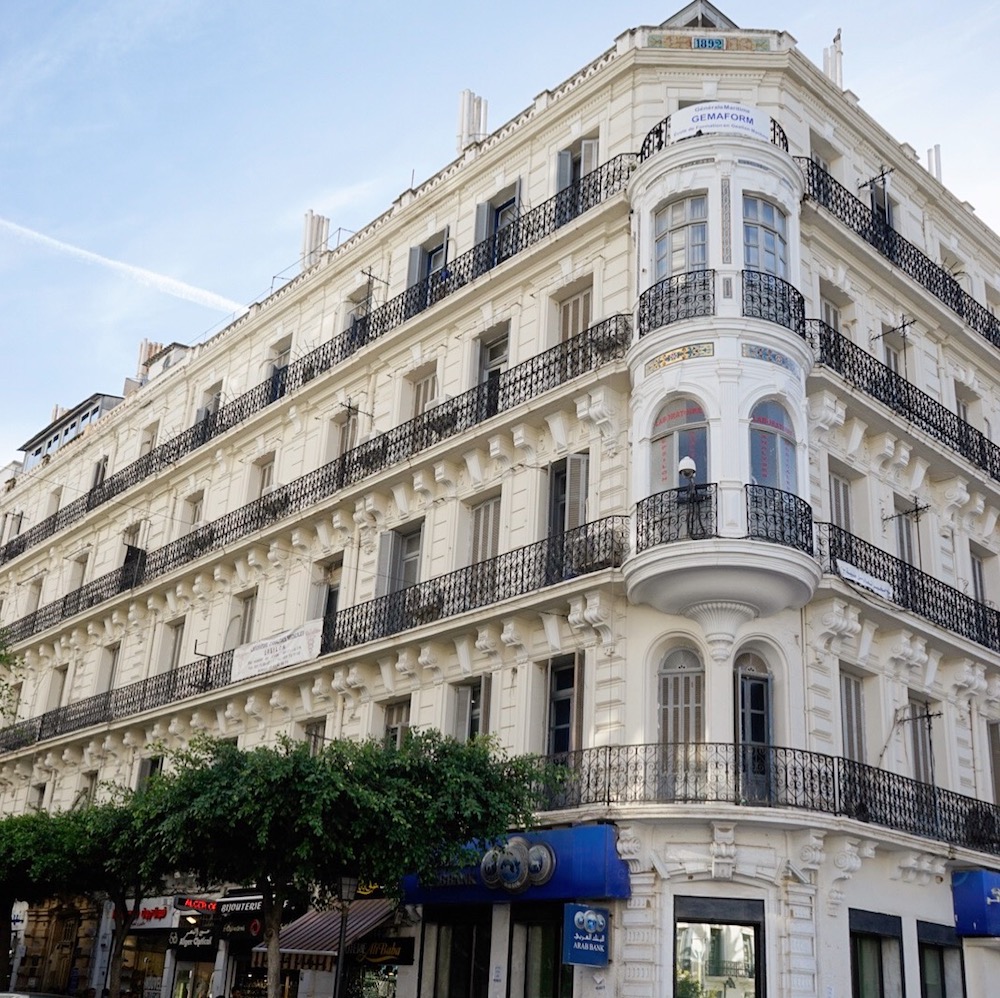 You constantly have to remind yourself that you are in Algiers and not in Paris. The architecture here is remarkably similar to downtown Paris